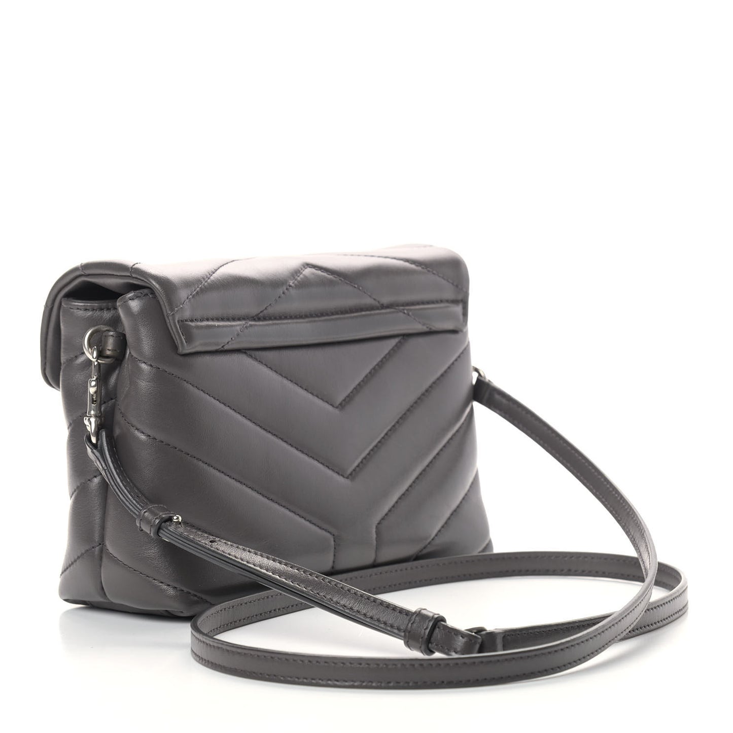 Calfskin Y Quilted Monogram Toy Loulou Crossbody Bag Earth