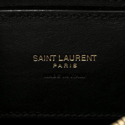 Saint Laurent Calfskin Medium Suzanne Hobo Black 7 of 12