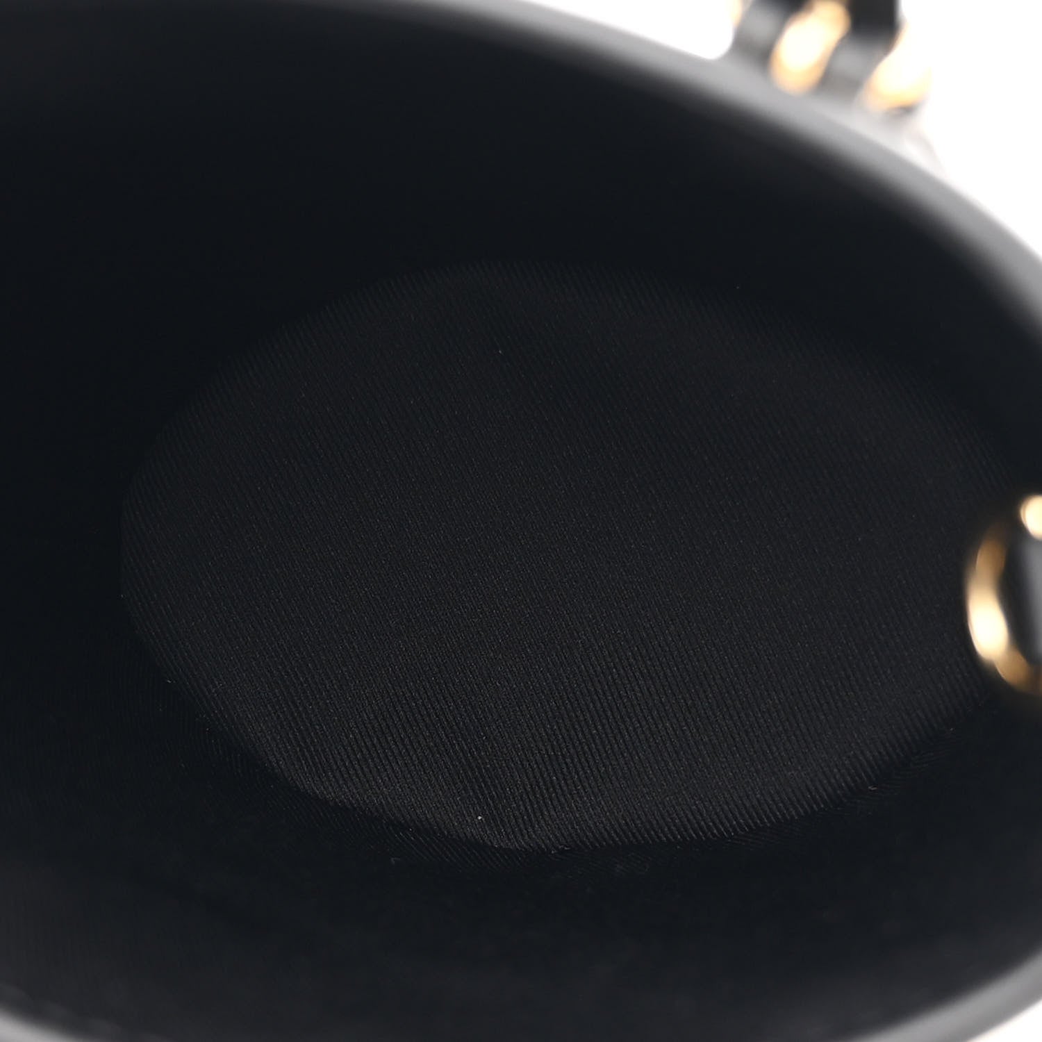 Louis Vuitton Cotton Calfskin Monogram Nano Bucket Bag Black 6 of 12