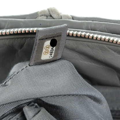 Chanel Calfskin Ultra Stitch Tote Grey 7 of 7