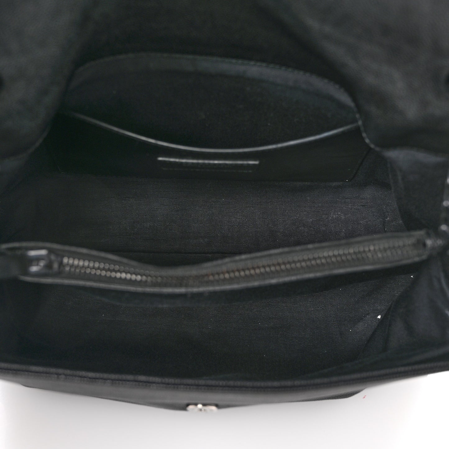 Grain De Poudre Medium West Hollywood Monogram Fold-Over Black