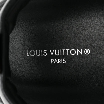 Louis Vuitton Calfskin Monogram Pool Pillow Flat Comfort Sandals 37 Blue 8 of 9