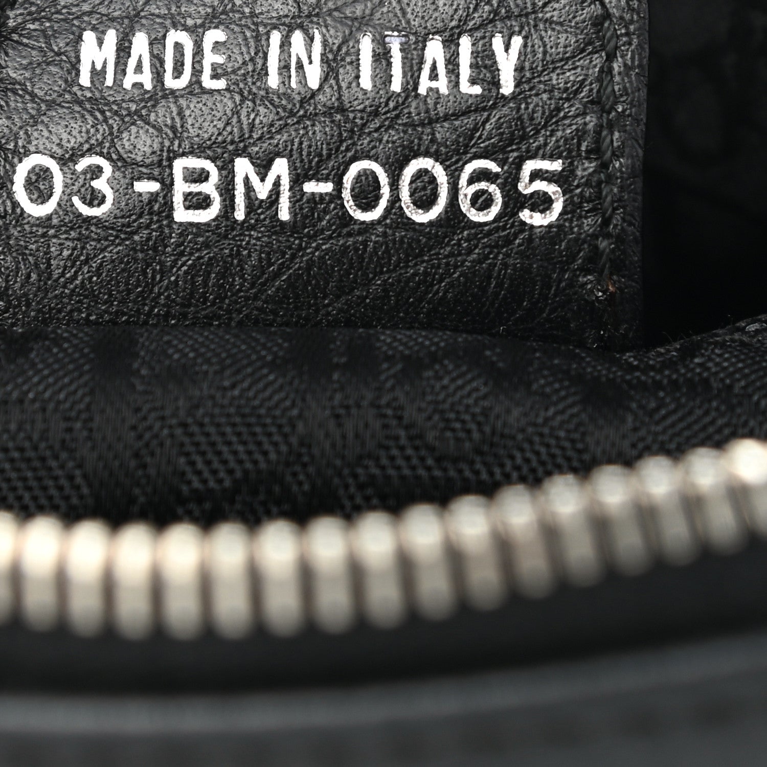Christian Dior Calfskin Logo Charms Boston Black 7 of 13