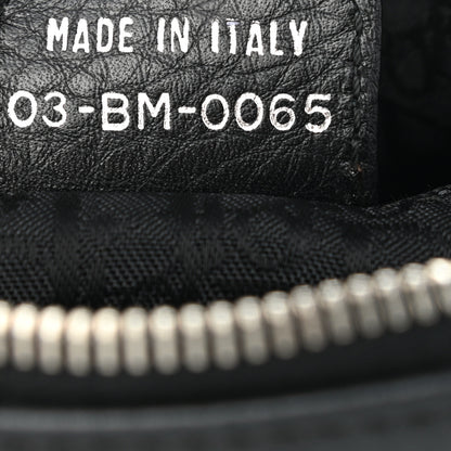 Christian Dior Calfskin Logo Charms Boston Black 7 of 13