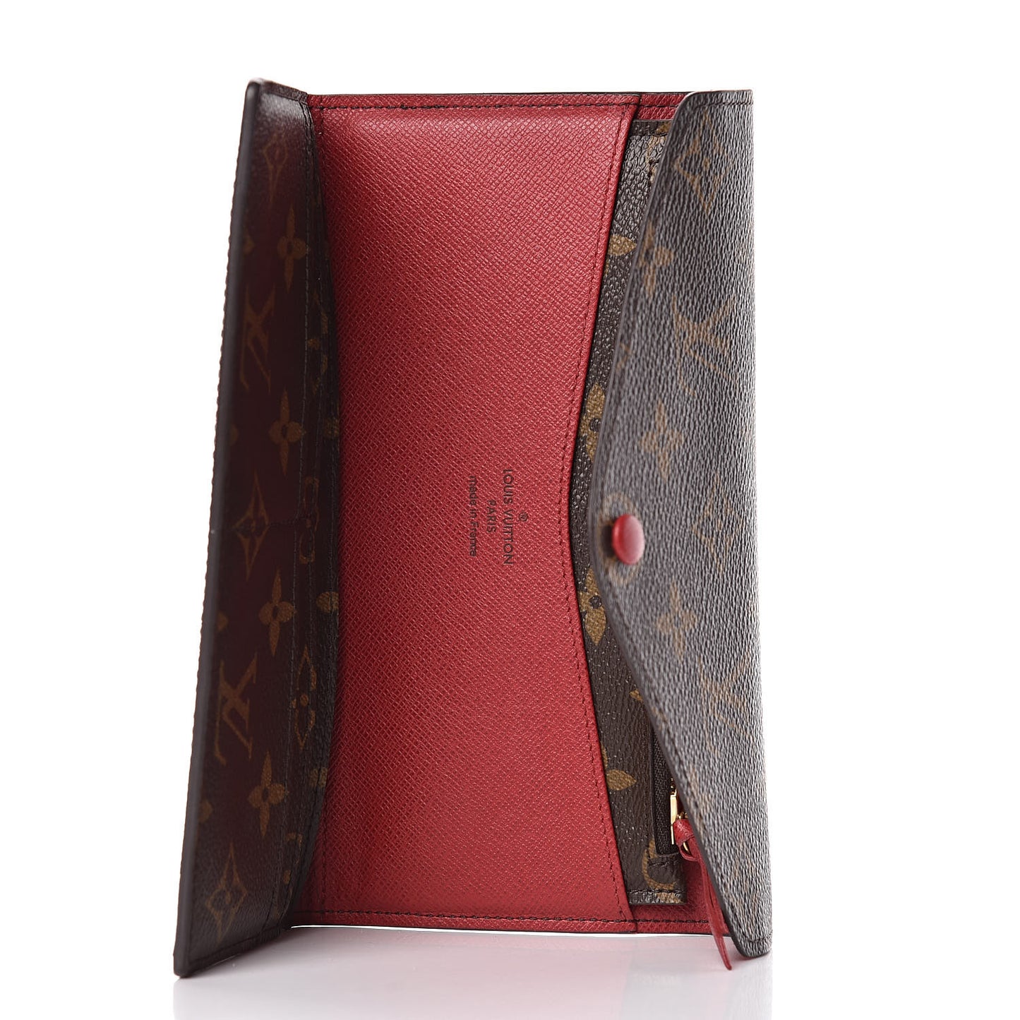 Monogram Josephine Wallet Red