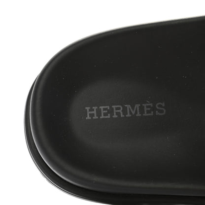 Hermes Calfskin Womens Chypre Sandals 39 White 7 of 9