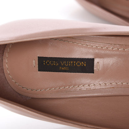 Louis Vuitton Smooth Calfskin Oh Really Peep Toe Pumps 38 Beige Nude 8 of 11