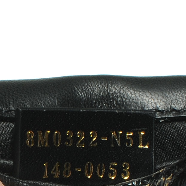 Python Mini Rush Clutch Black