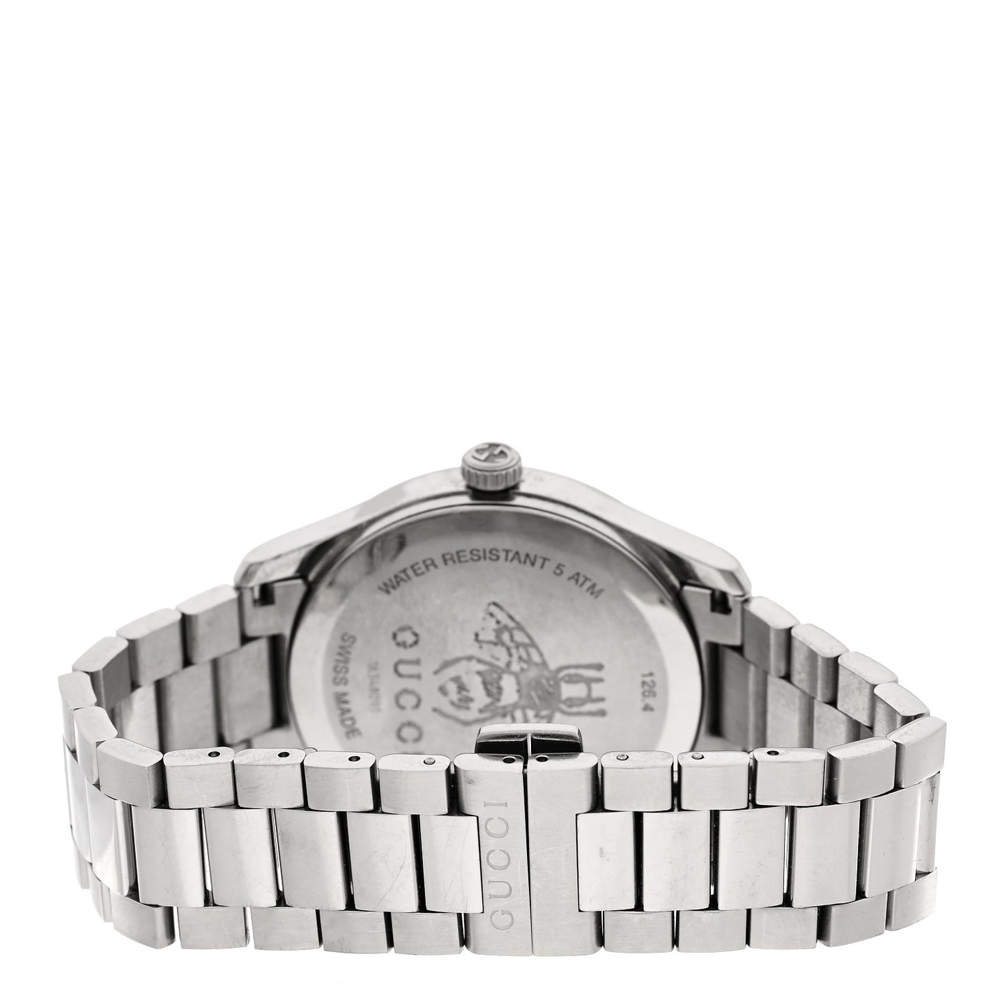 Stainless Steel 38mm G-Timeless Charm Quartz Watch Black