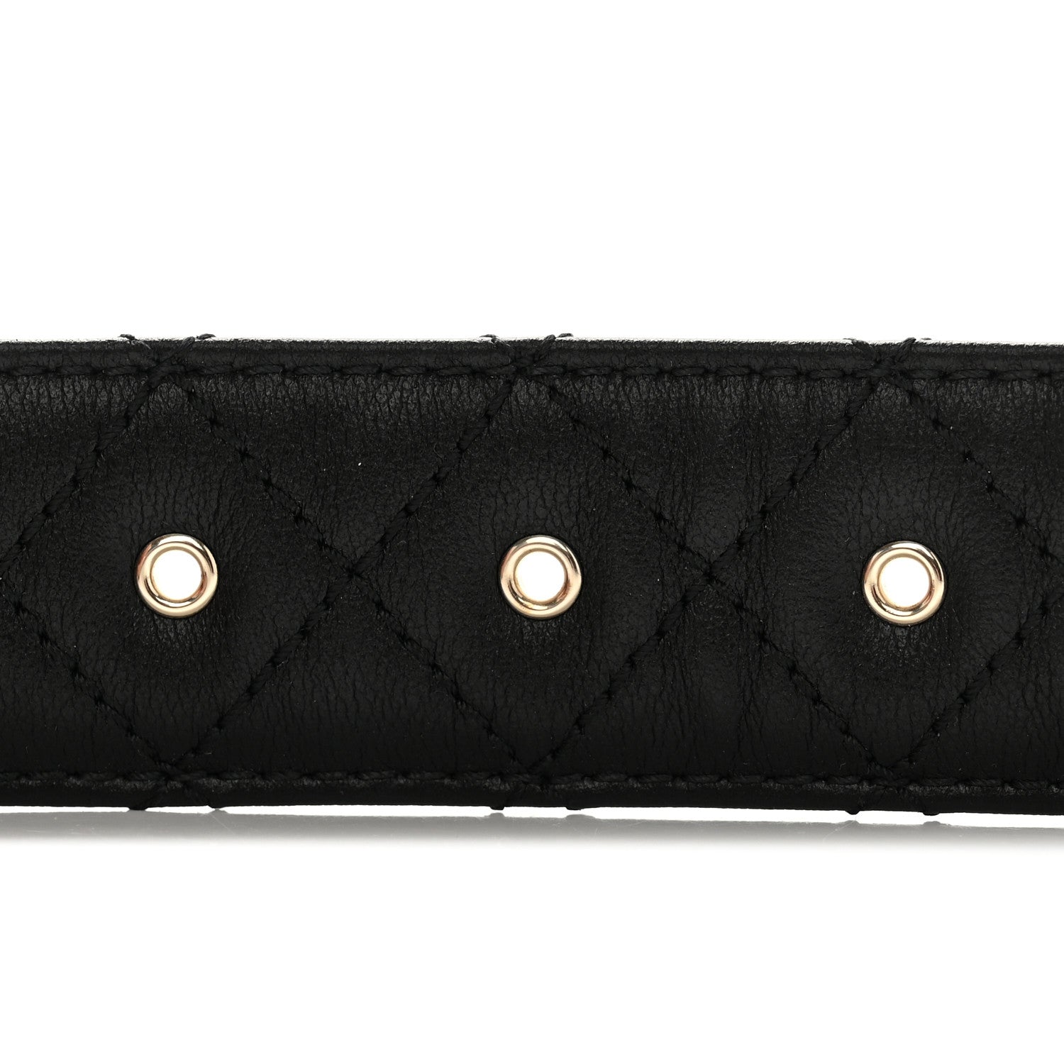 Chanel Calfskin Quilted CC Chain Belt 90 36 Black 6 of 7