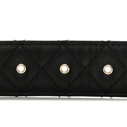 Chanel Calfskin Quilted CC Chain Belt 90 36 Black 6 of 7