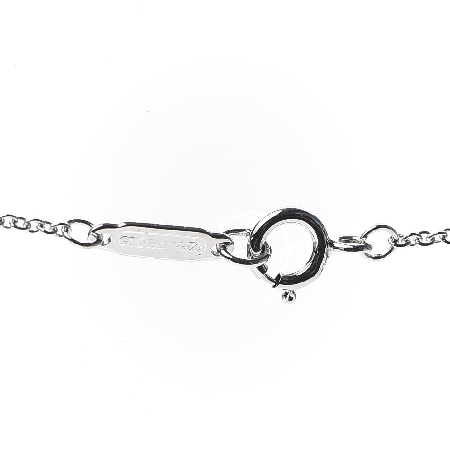 Platinum Diamond Mini Heart Pendant Necklace