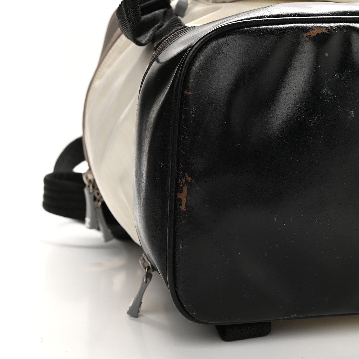 Chanel Nylon Sports Backpack Black White 9 of 18