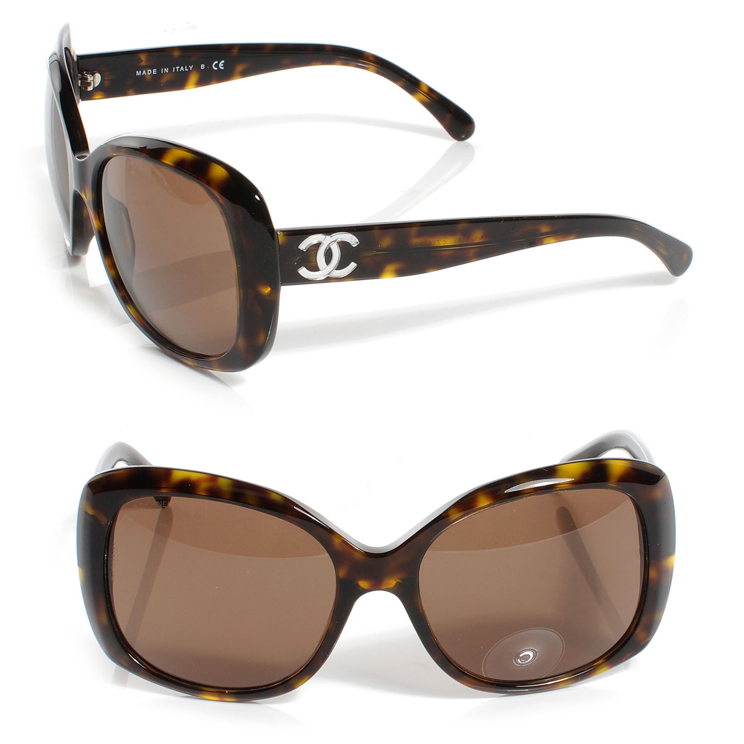 Chanel CC Sunglasses 5183 Tortoise 1 of 5
