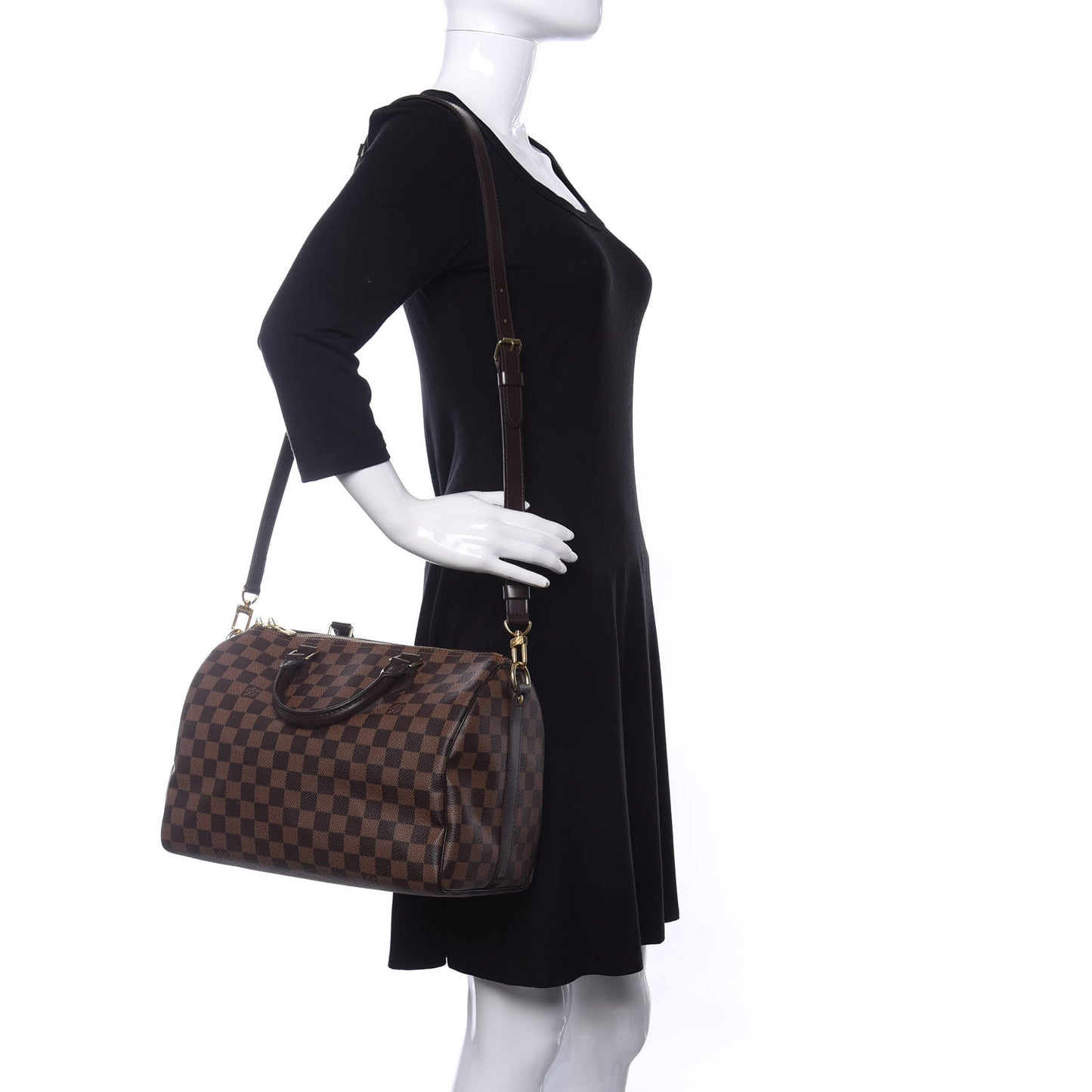 Damier Ebene Speedy Bandouliere 30