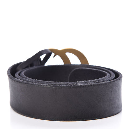 Gucci Faded Calfskin Double G 40mm Belt 90 36 Black 3 of 9