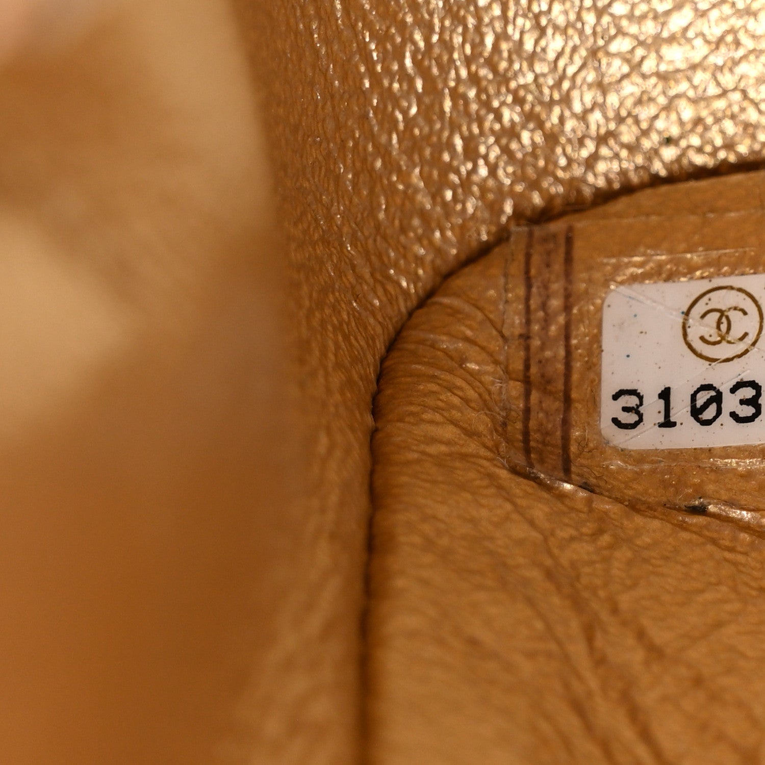 Chanel Metallic Lambskin Quilted Mini Square Flap 8 of 10