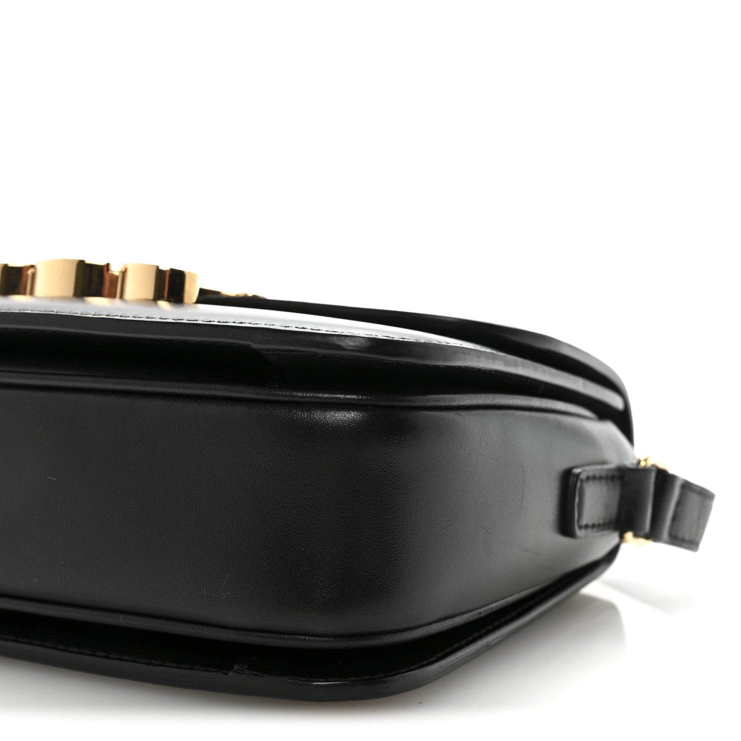 Celine Shiny Calfskin Teen Triomphe Black 10 of 10