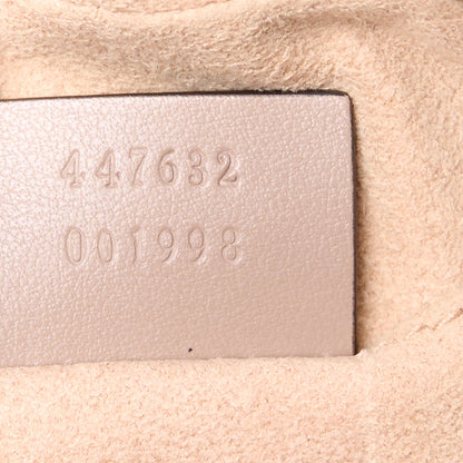 Gucci Calfskin Matelasse Small GG Marmont Chain Shoulder Bag Porcelain Rose 7 of 12