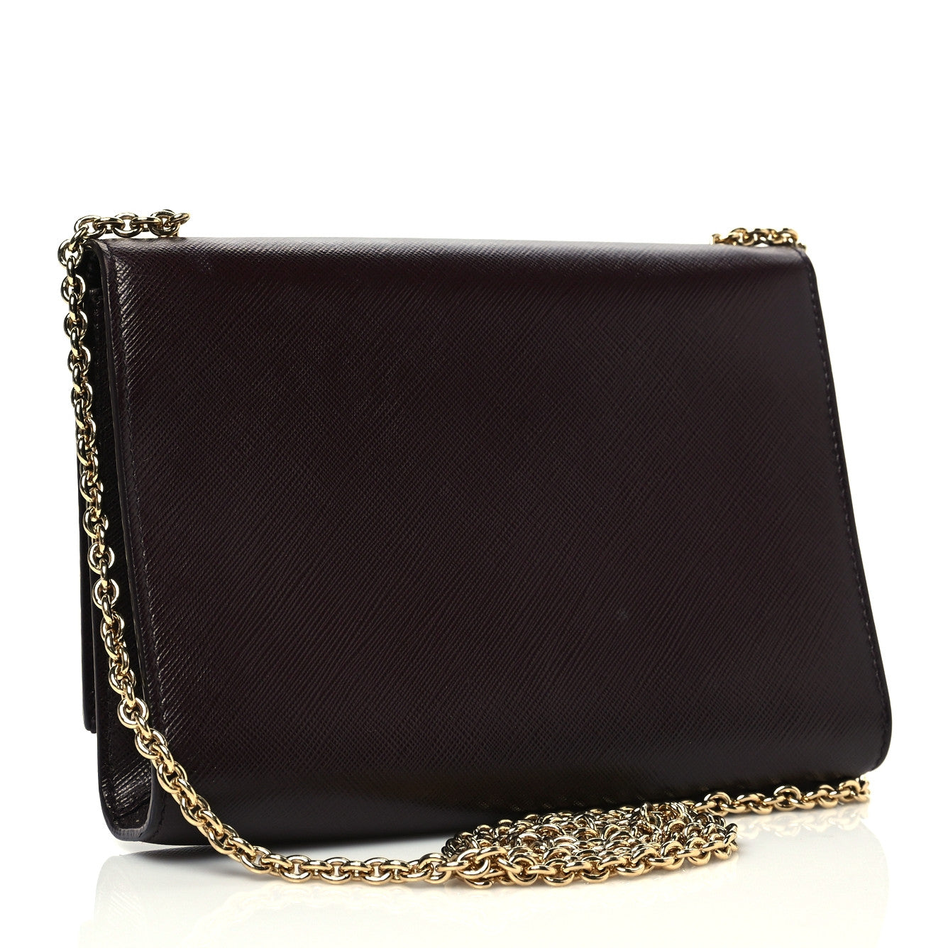 Calfskin Mini Miss Vara Bow Chain Bag Plum