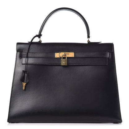 Hermes Box Kelly Sellier 35 Black 1 of 46