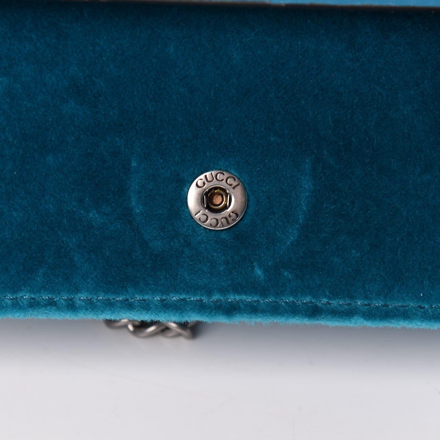 Gucci Velvet Super Mini Dionysus Shoulder Bag Pavone Cyan 10 of 12