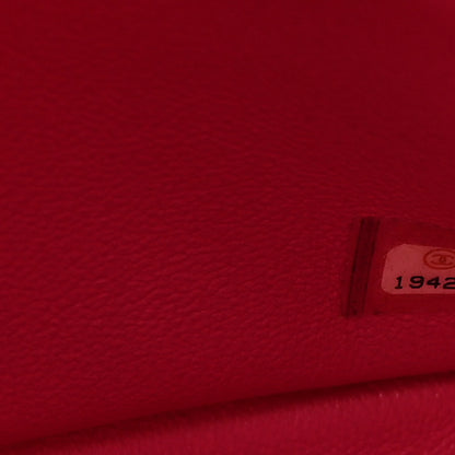 Chanel Lambskin Quilted Jumbo Double Flap Dark Pink 7 of 14