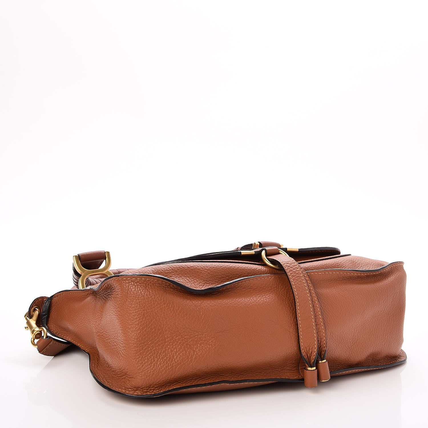 Chloe Calfskin Medium Marcie Satchel Tan 5 of 8