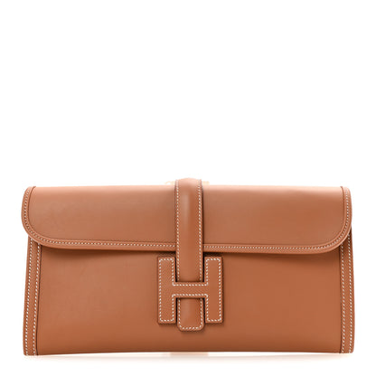 Hermes Swift Jige Elan 29 Clutch Gold 1 of 6