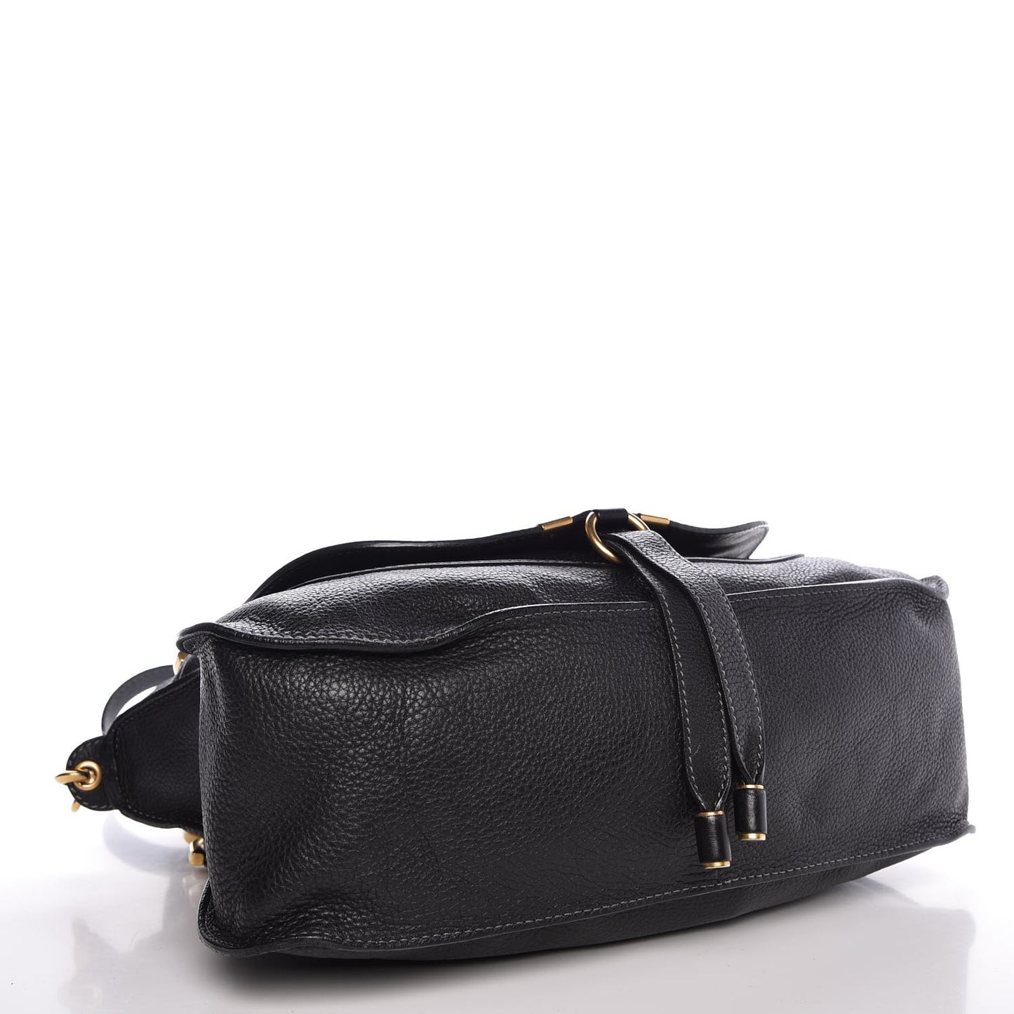 Calfskin Medium Marcie Satchel Black