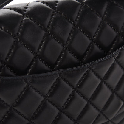 Chanel Lambskin Quilted Jumbo Easy Carry Flap Black 11 of 11