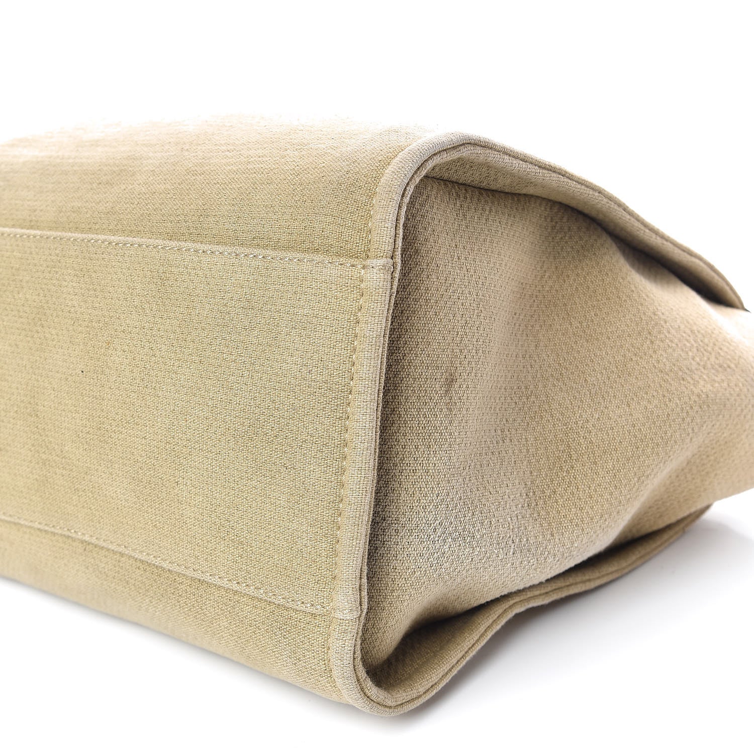 Chanel Canvas Large Deauville Tote Beige Black 6 of 14