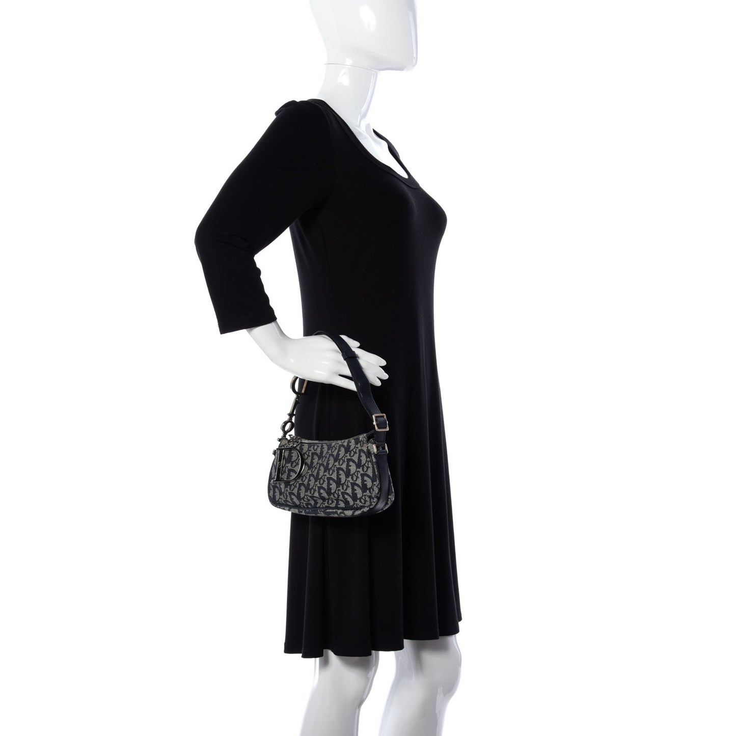 Monogram Shoulder Bag Blue