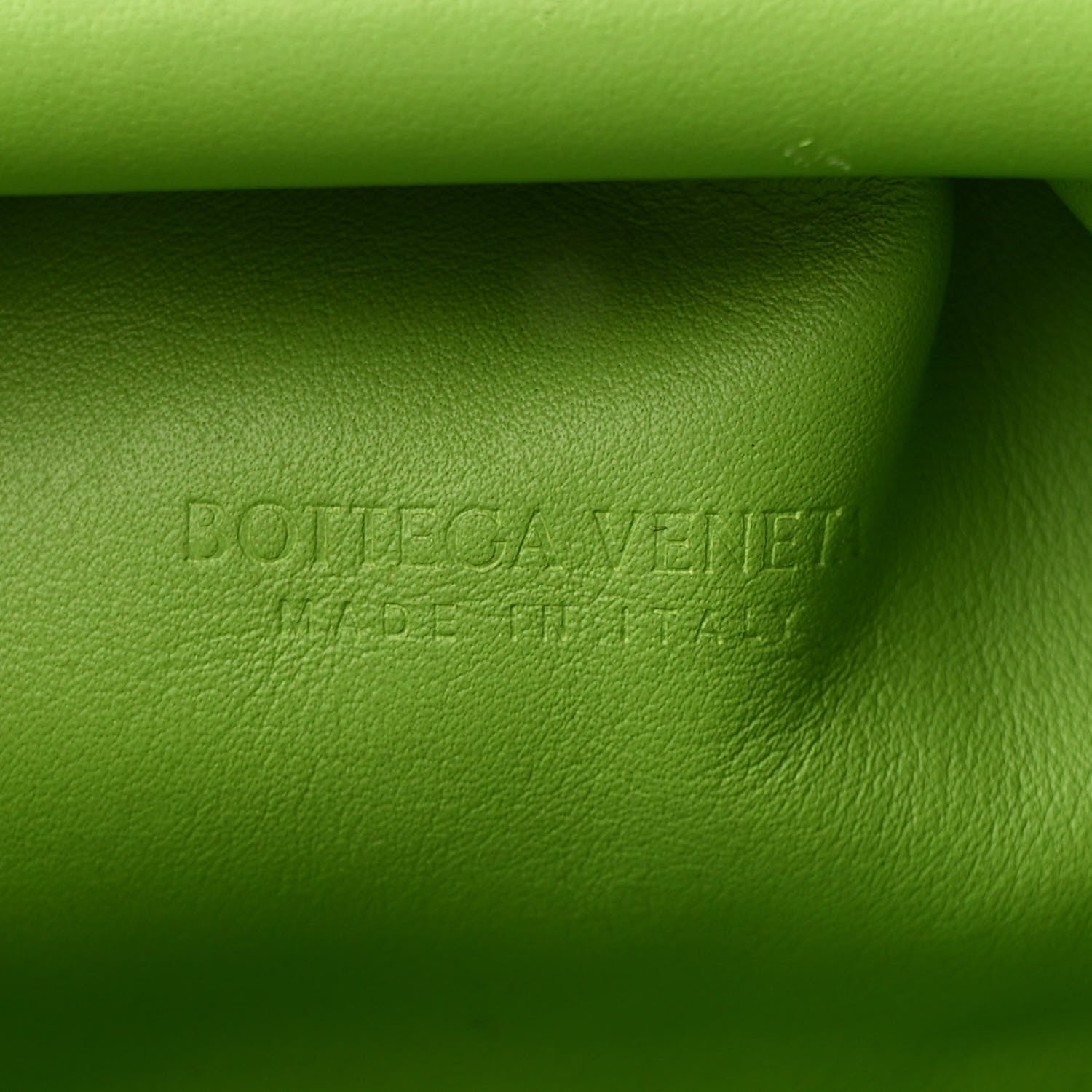 Bottega Veneta Butter Calfskin The Mini Pouch Acid Green 6 of 10