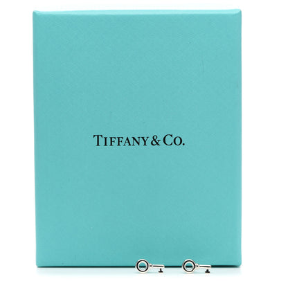 Tiffany Sterling Silver Key Earrings 4 of 4