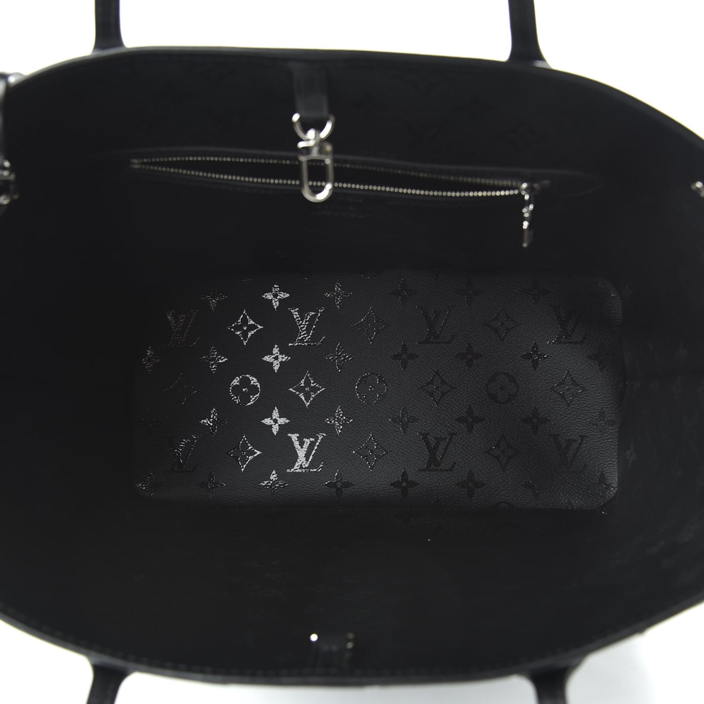 X UF Tufted Monogram Neverfull MM Black White