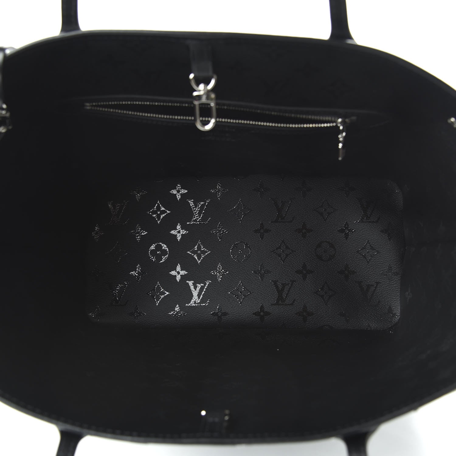 Louis Vuitton X UF Tufted Monogram Neverfull MM Black White 6 of 10