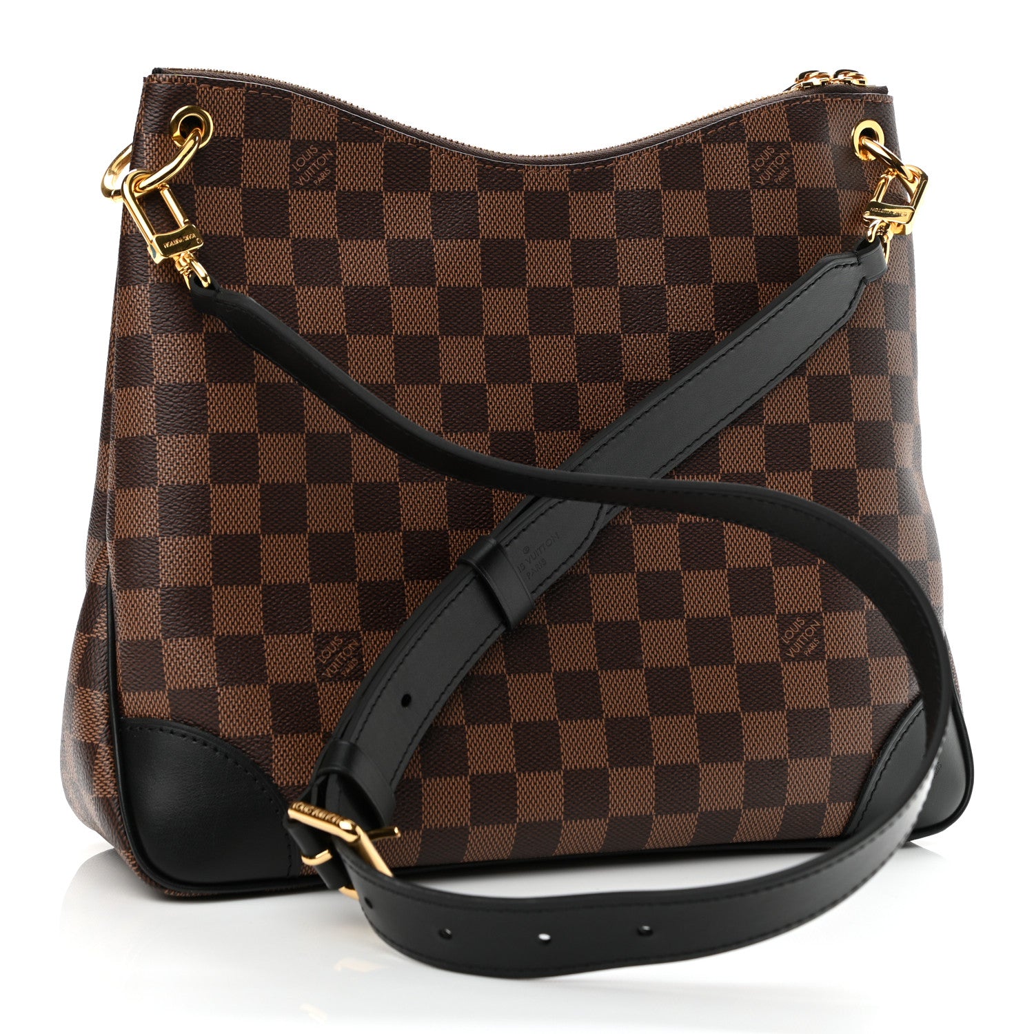 Louis Vuitton Damier Ebene Odeon MM Black 3 of 9
