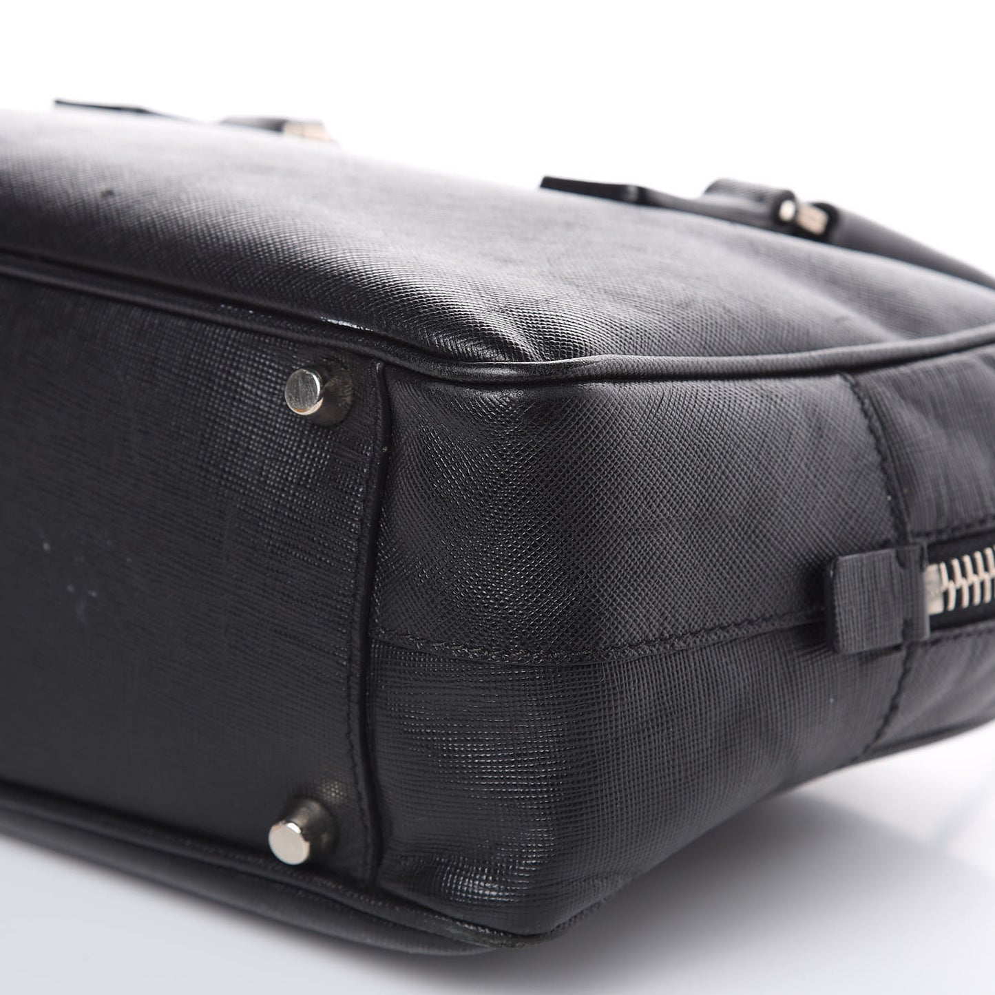 Saffiano Lux Tote Bowler Black