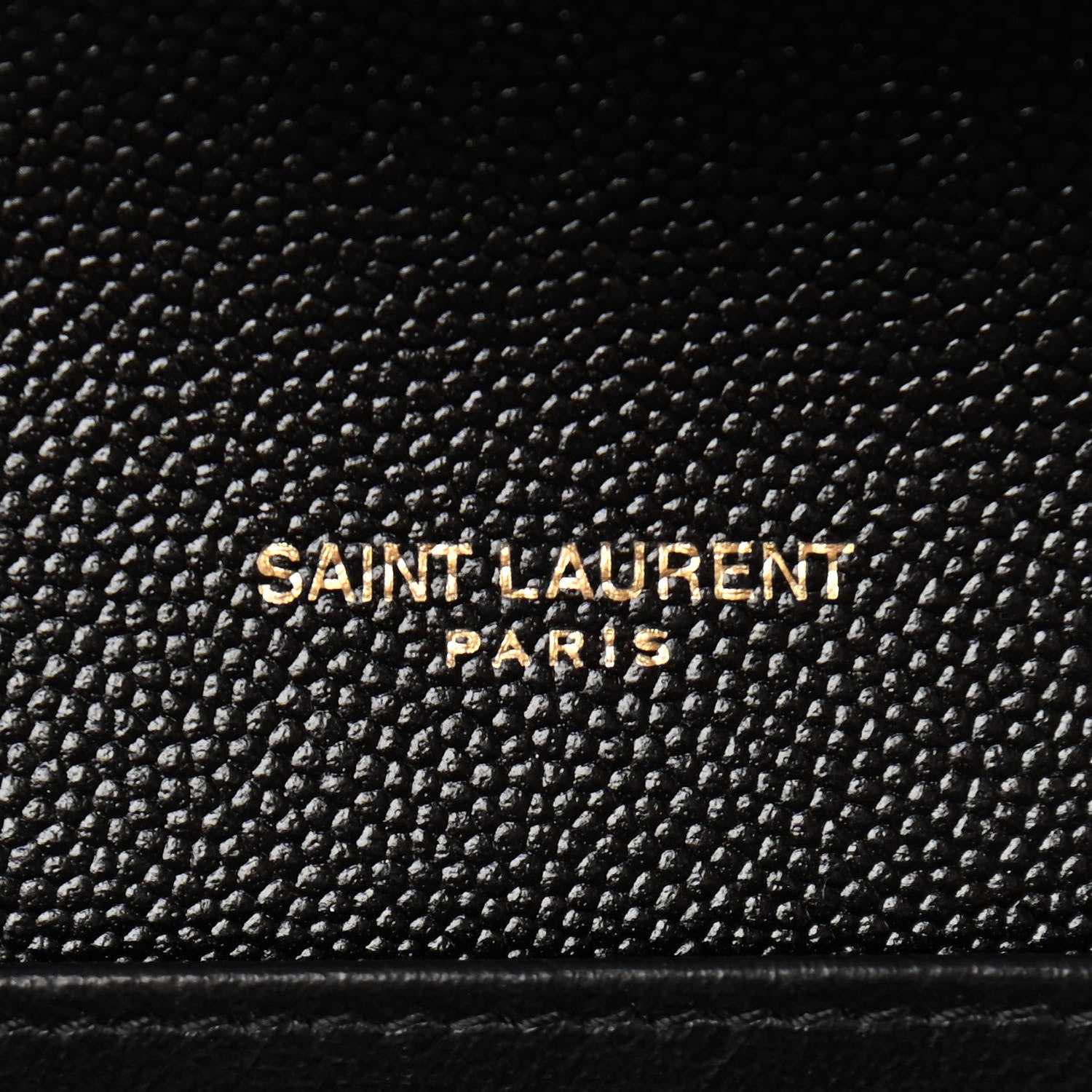 Saint Laurent Grain De Poudre Uptown Chain Wallet Black 6 of 12