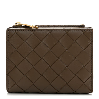 Bottega Veneta Nappa Intrecciato Bifold Zip Wallet Pinecone 1 of 7
