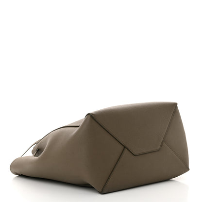 Celine Soft Grained Calfskin Small Belt Cabas Phantom Taupe 4 of 10