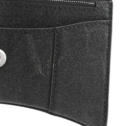 Balenciaga Sparkling Fabric XS Hourglass Wallet On Chain Black 12 of 12