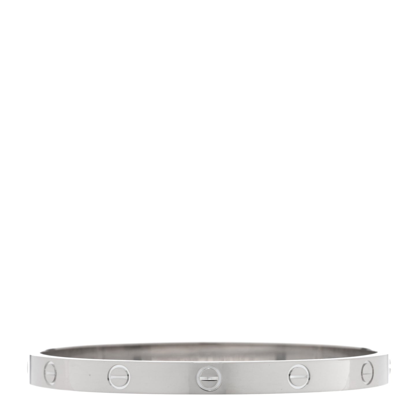 18K White Gold LOVE Bracelet 19