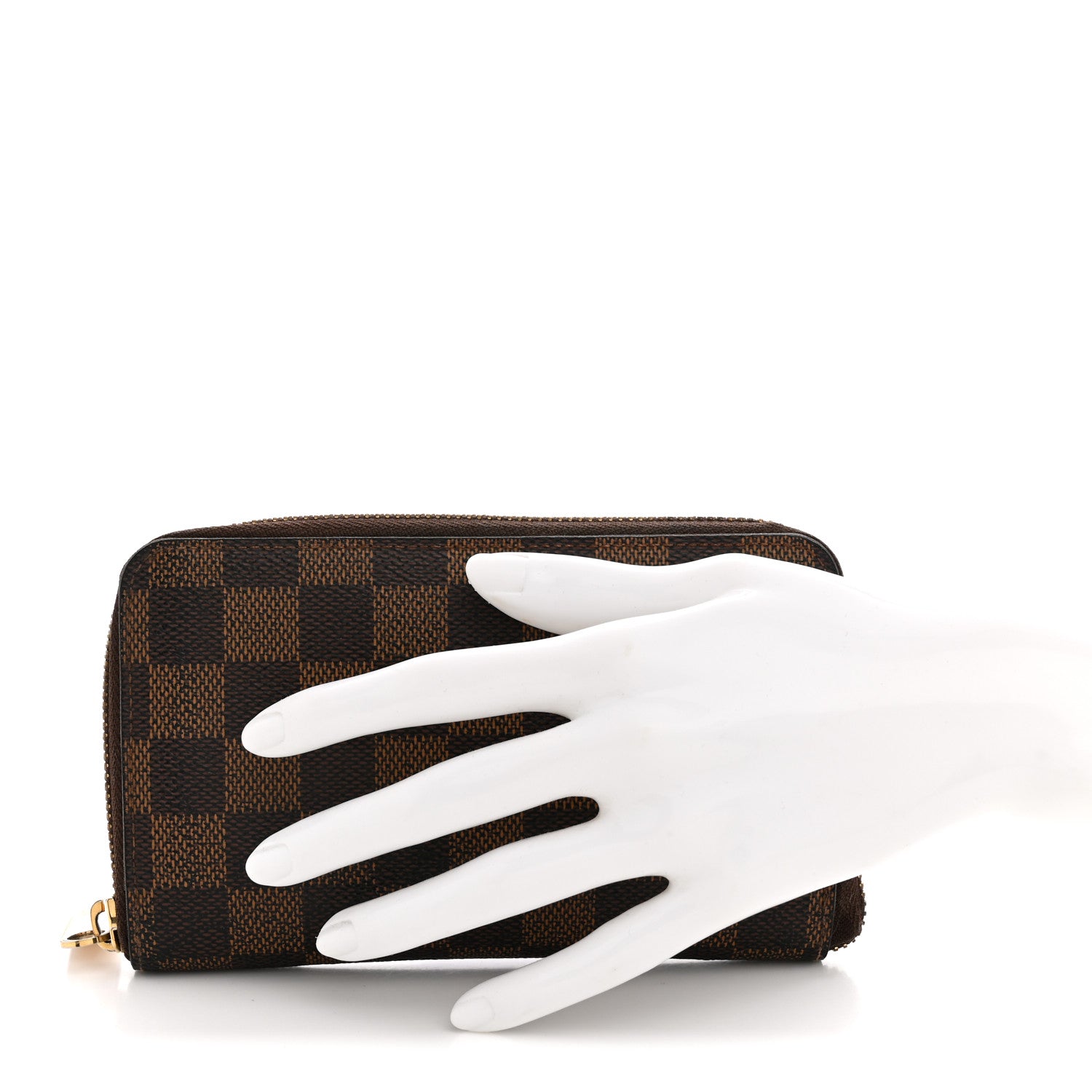 Louis Vuitton Damier Ebene Zippy Compact Wallet 2 of 9