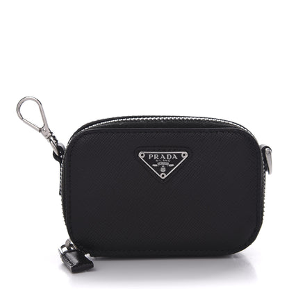 Prada Saffiano Cargo Pouch Black 1 of 6