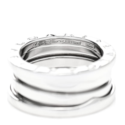 Bulgari 18K White Gold B.Zero1 Three-Band Ring 49 4.75 5 of 5