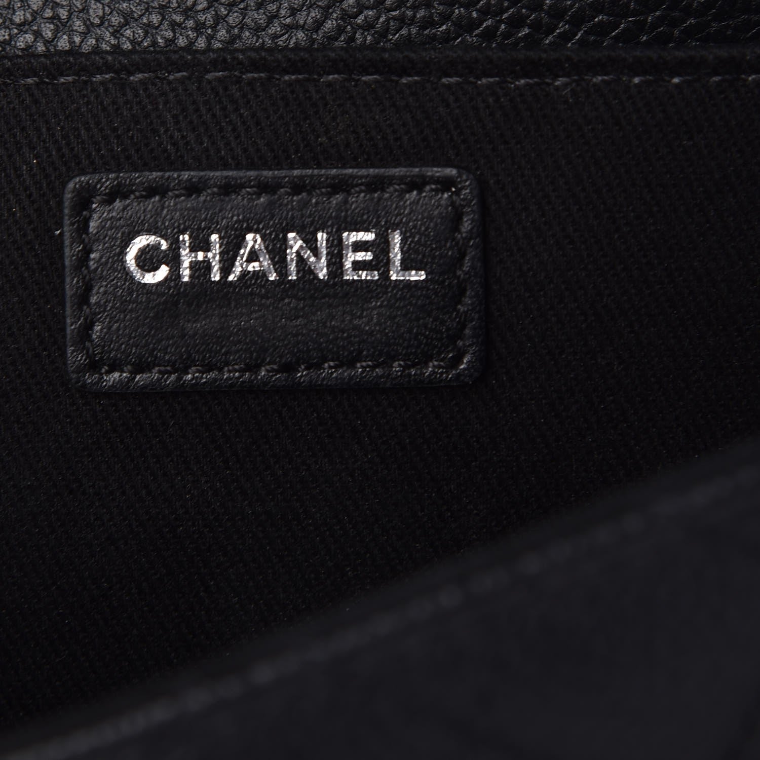 Chanel Grained Calfskin Quilted 2.55 Reissue Chain Belt Bag Clutch Black 7 of 8