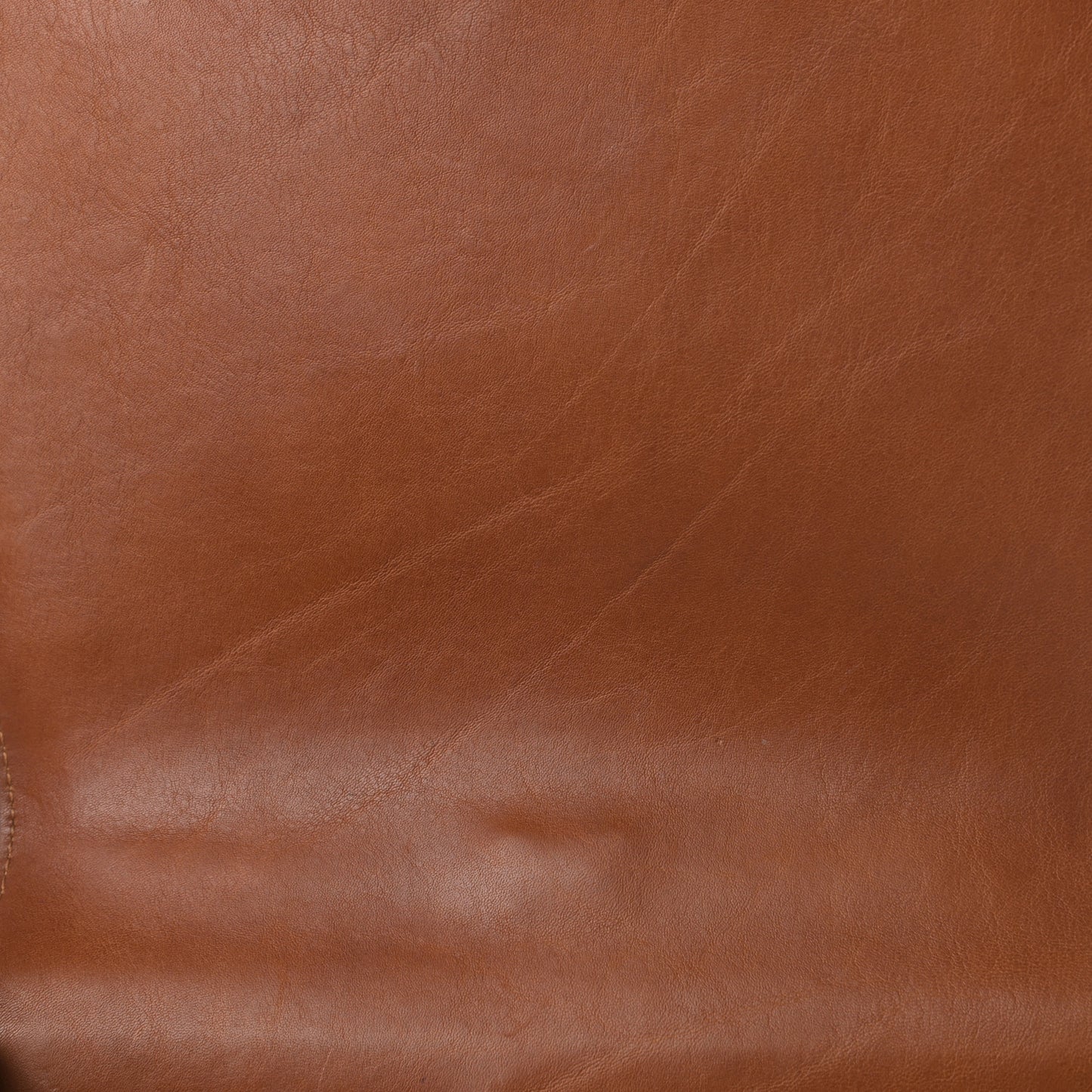 Calfskin Suede Medium Nile Bracelet Bag Caramel