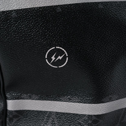 Louis Vuitton X FUJIWARA Monogram Eclipse Flash Fragment Keepall Bandouliere 55 23 of 32